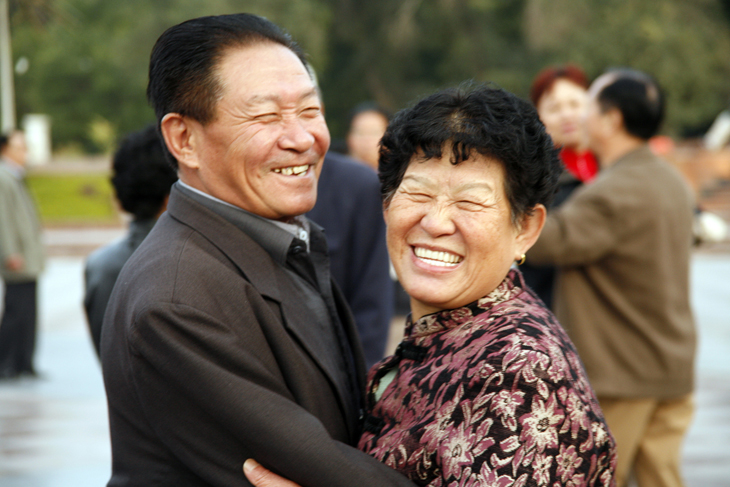 dancing couple, China