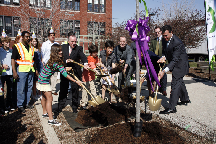 Mayor Tree Planting